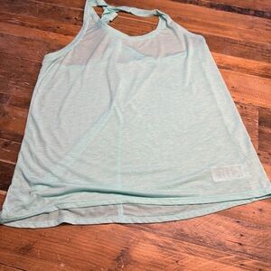 GAP Green Sleeveless Cut Out Tank Top